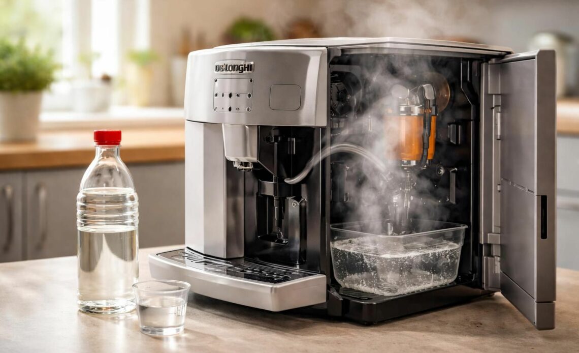découvrez une méthode efficace pour détartrer votre cafetière delonghi magnifica en utilisant du vinaigre blanc, simple et économique pour prolonger la durée de vie de votre machine.