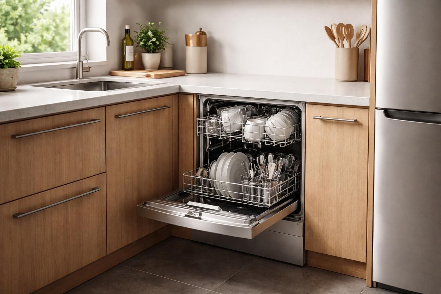 découvrez notre guide complet pour choisir le lave-vaisselle encastrable 45 cm idéal, alliant efficacité, design et économie d'espace pour votre cuisine.