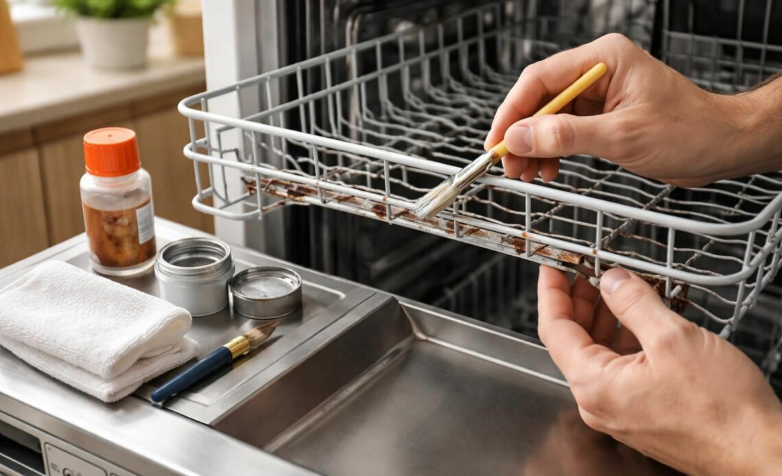 découvrez comment réparer facilement la rouille sur le panier de votre lave-vaisselle grâce à un kit spécialisé, pour prolonger sa durée de vie et maintenir une vaisselle impeccable.