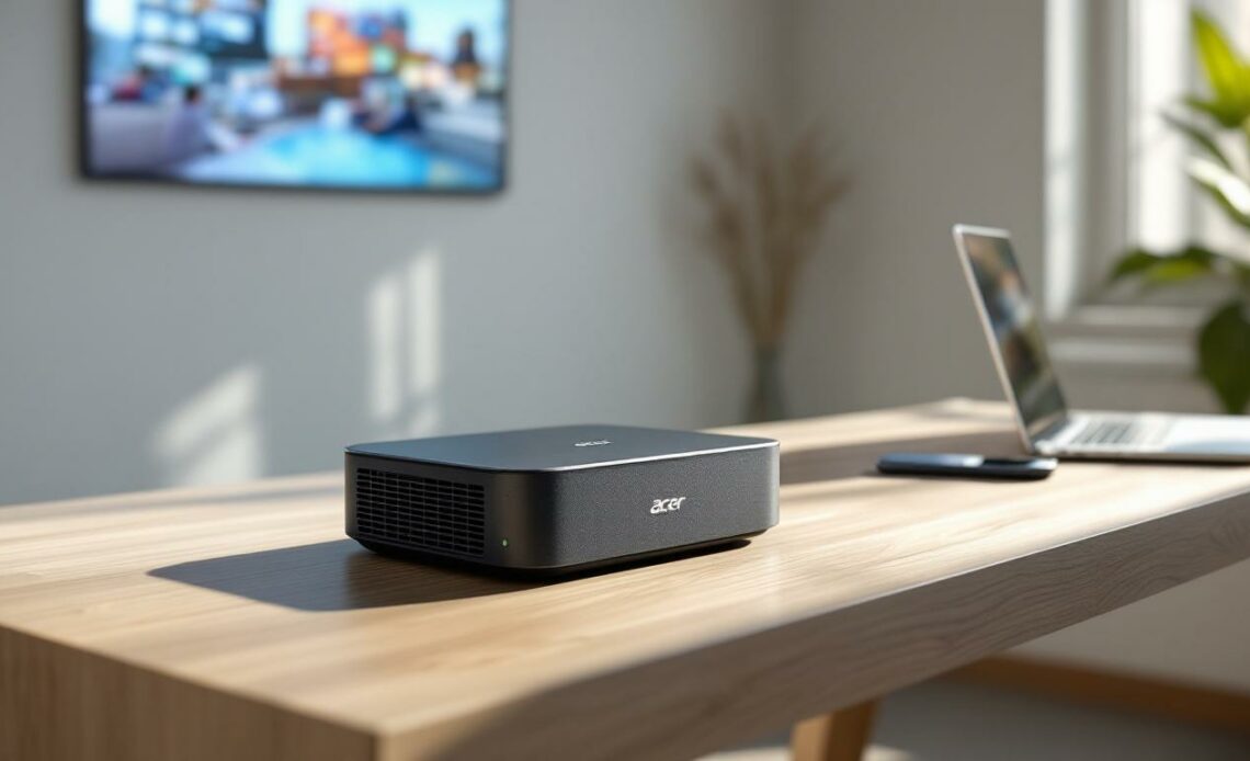 découvrez le vidéoprojecteur acer portable alliant performance et mobilité pour répondre efficacement à tous vos besoins, que ce soit au bureau ou en déplacement.