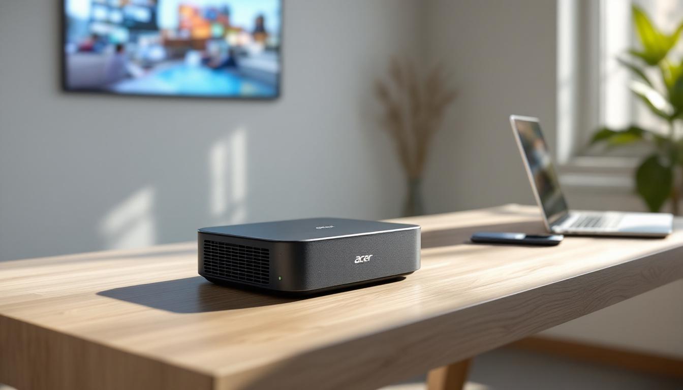découvrez le vidéoprojecteur acer portable alliant performance et mobilité pour répondre efficacement à tous vos besoins, que ce soit au bureau ou en déplacement.