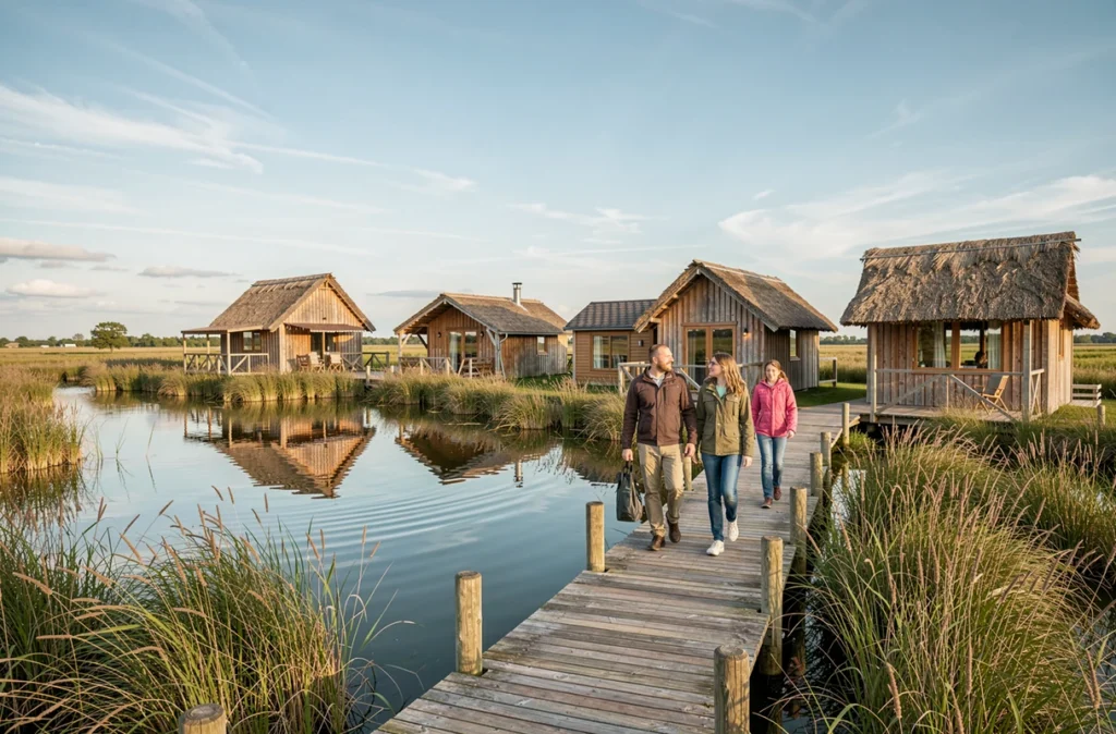 Les Rives de Grand Lieu, village nature insolite au bord du lac pour séjours et événements en Loire-Atlantique