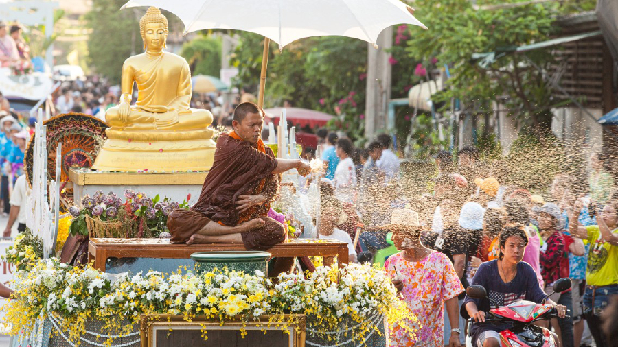 songkran à laos